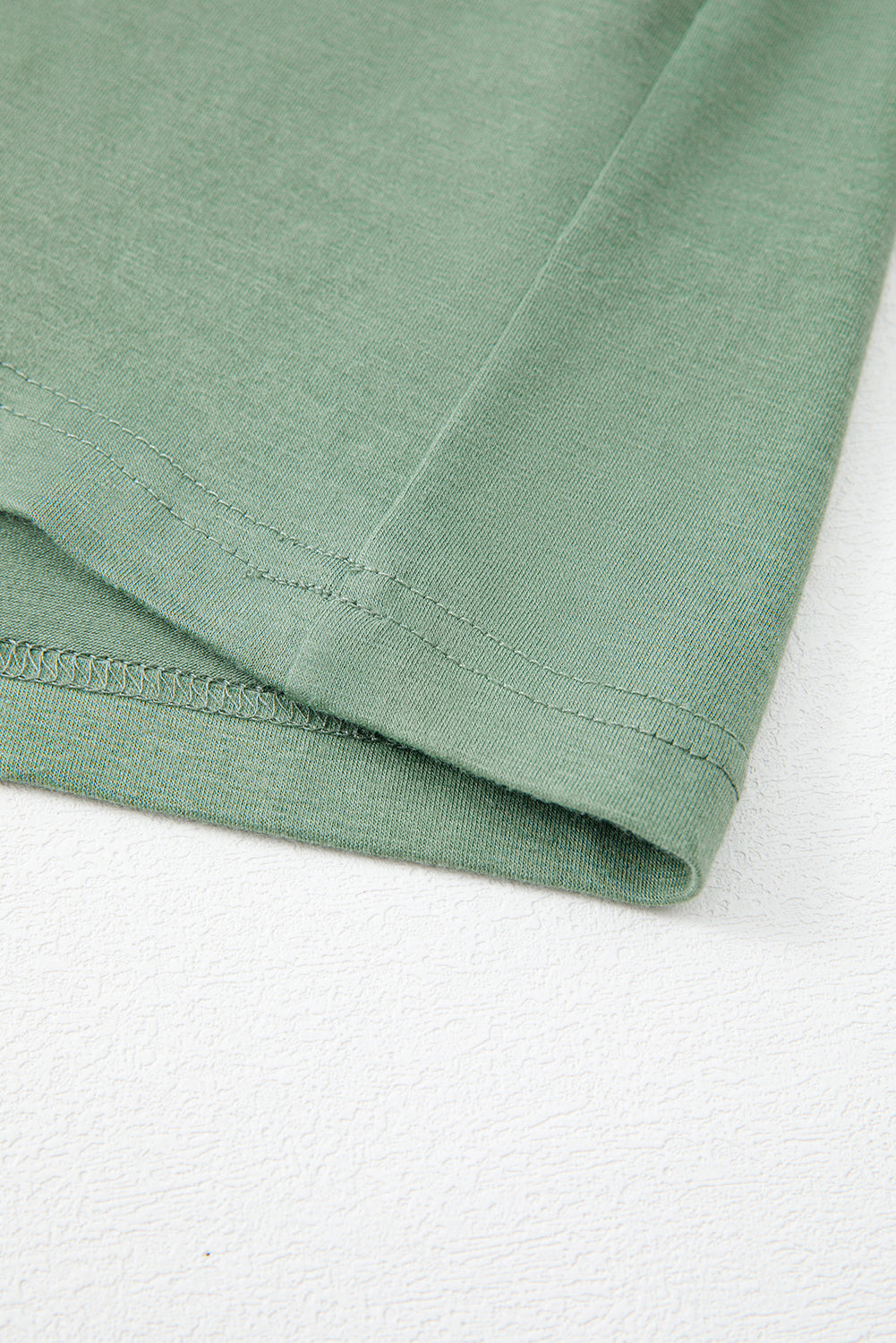 Green Textured V Neck Flutter Sleeve Ruffled Maxi Dress